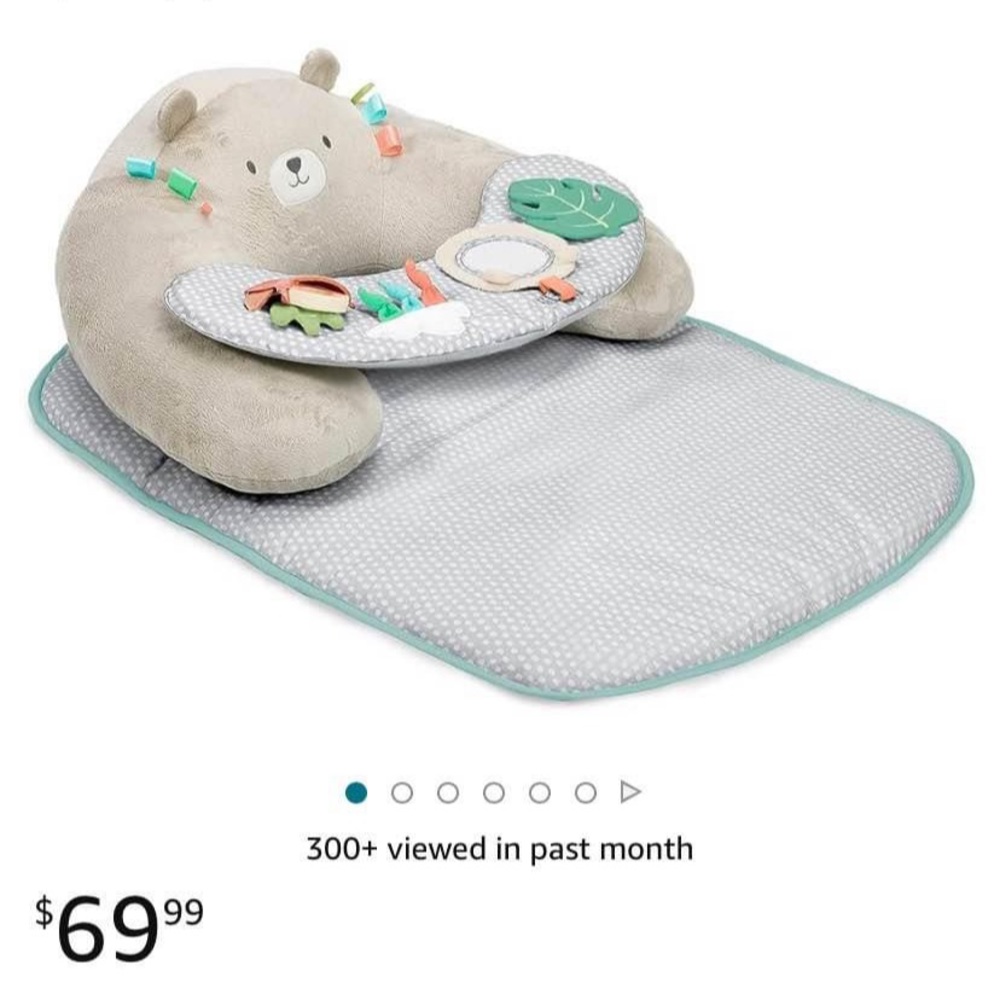 NEW IN BOX - Ingenuity Cozy Prop 4-in-1 Sit Up & Prop Activity Mat